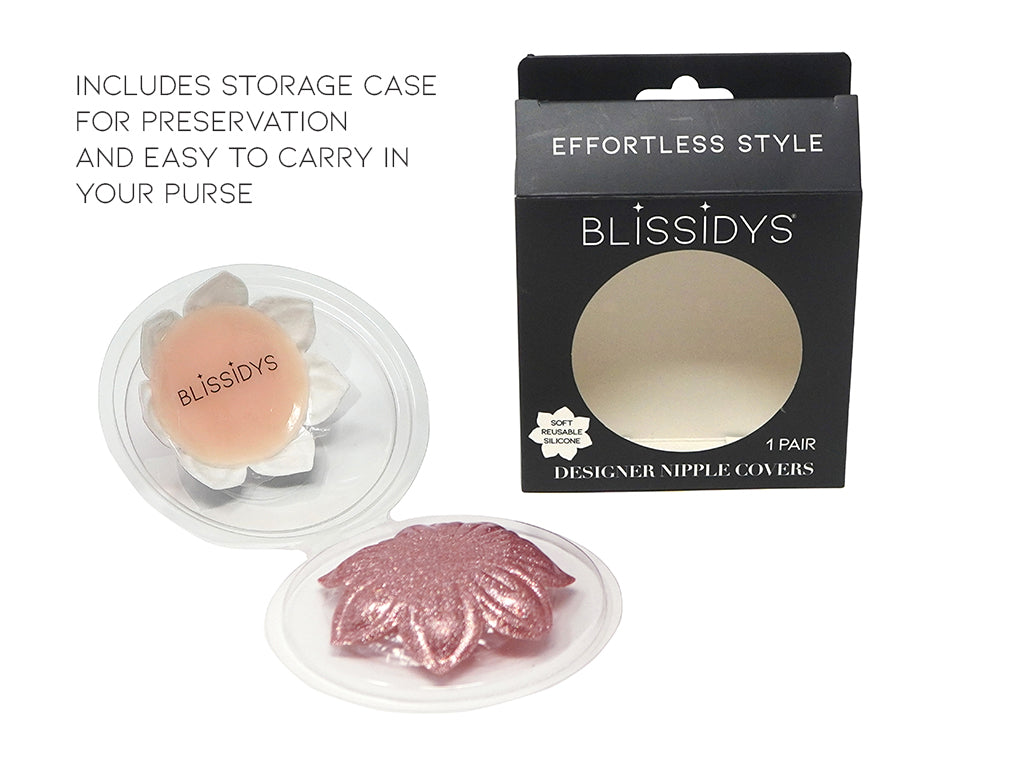 Blissidys Hollywood Silicone Nipple Covers - Rose Gold