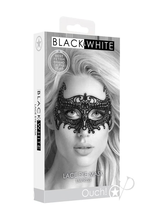 Ouch Lace Eye Mask Empress Black