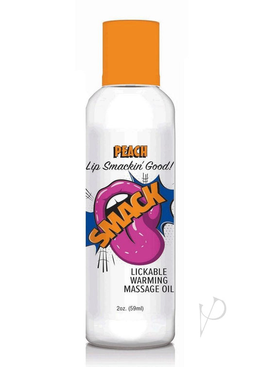 Smack Massage Oil Peach 2oz