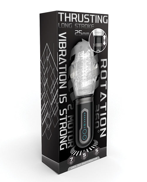 Male Rose 3 (previously Male Rose 2) Thrusting Rotator - Black