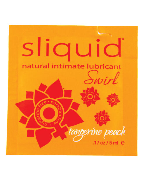 Sliquid Naturals Swirl Lubricant Pillow - .17 Oz