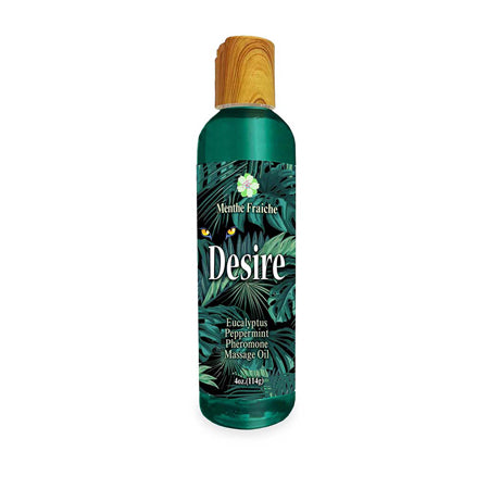 Desire Pheromone Massage Oil Eucalyptus/Peppermint 4 oz.