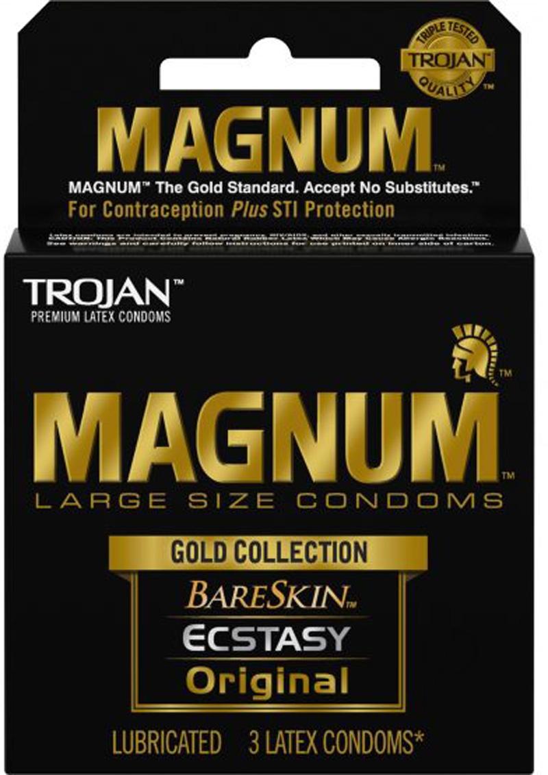 Trojan Magnum Lg Gold Coll 3`s