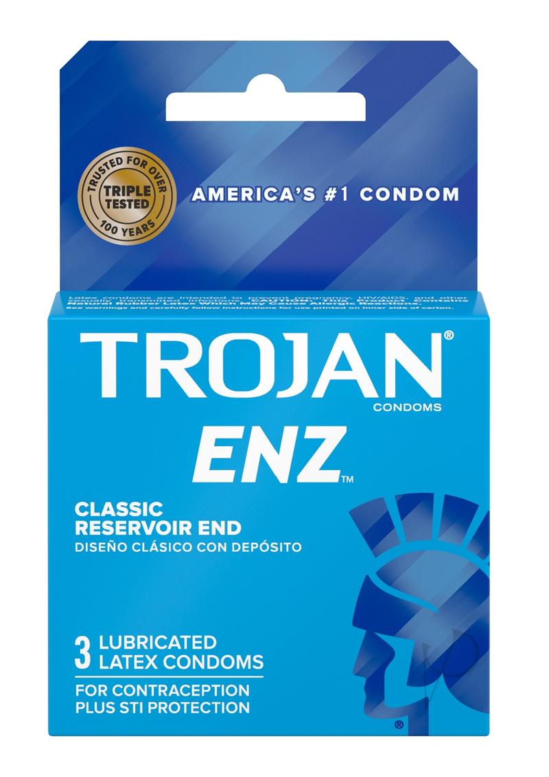 Trojan Enz Lubricated 3`s