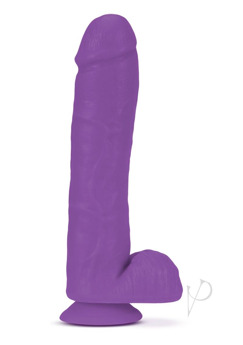 Neo Elite D Dense Cock W/balls 11 Purp