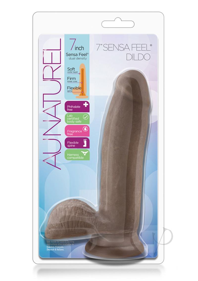 Au Naturel Sensa Feel Dildo 7 Chocolate