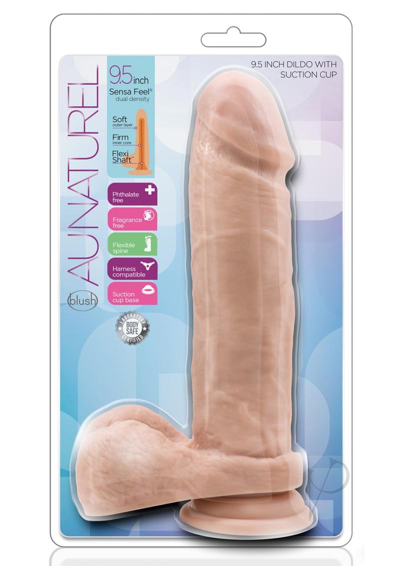 Au Naturel Dildo With Suction 9 Vanil