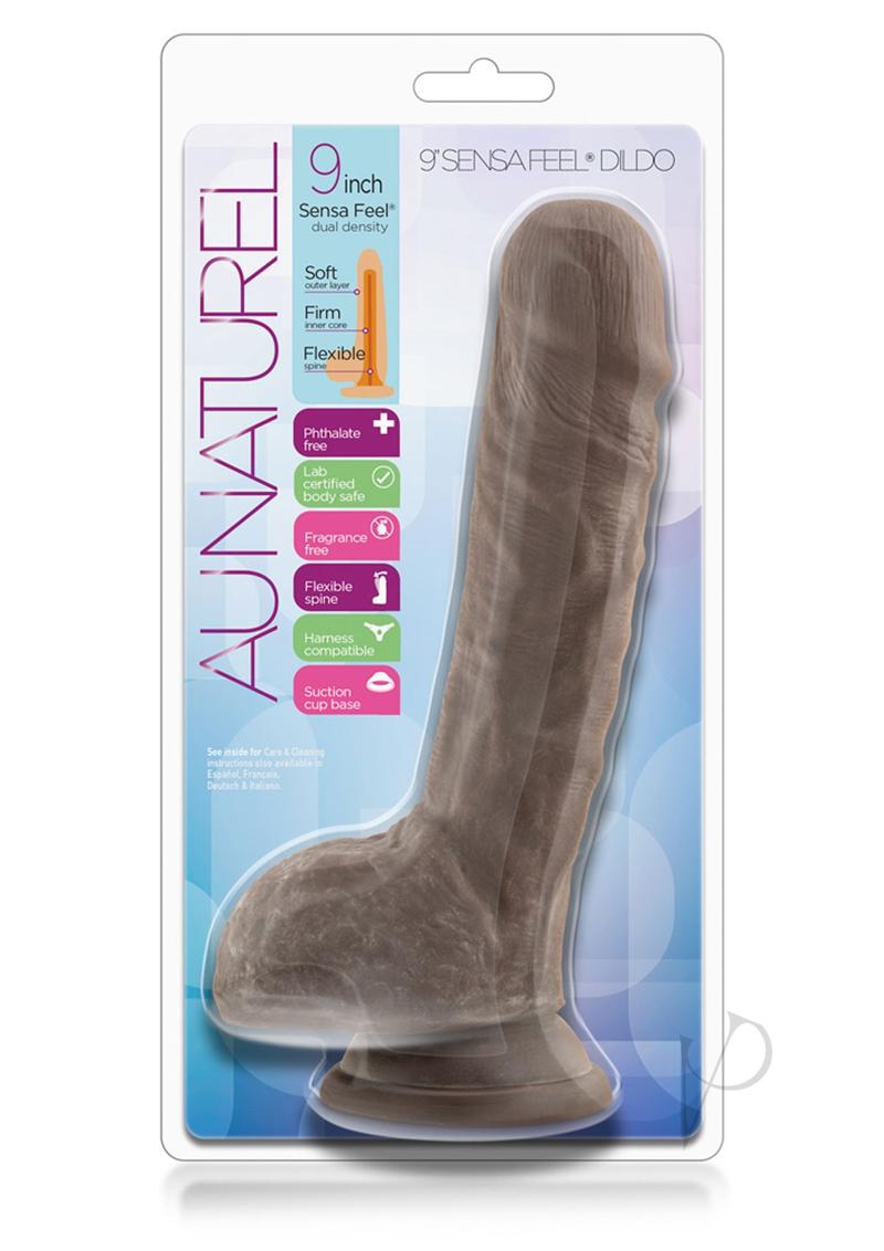 Au Naturel Sensa Feel Dildo Chocolate 9