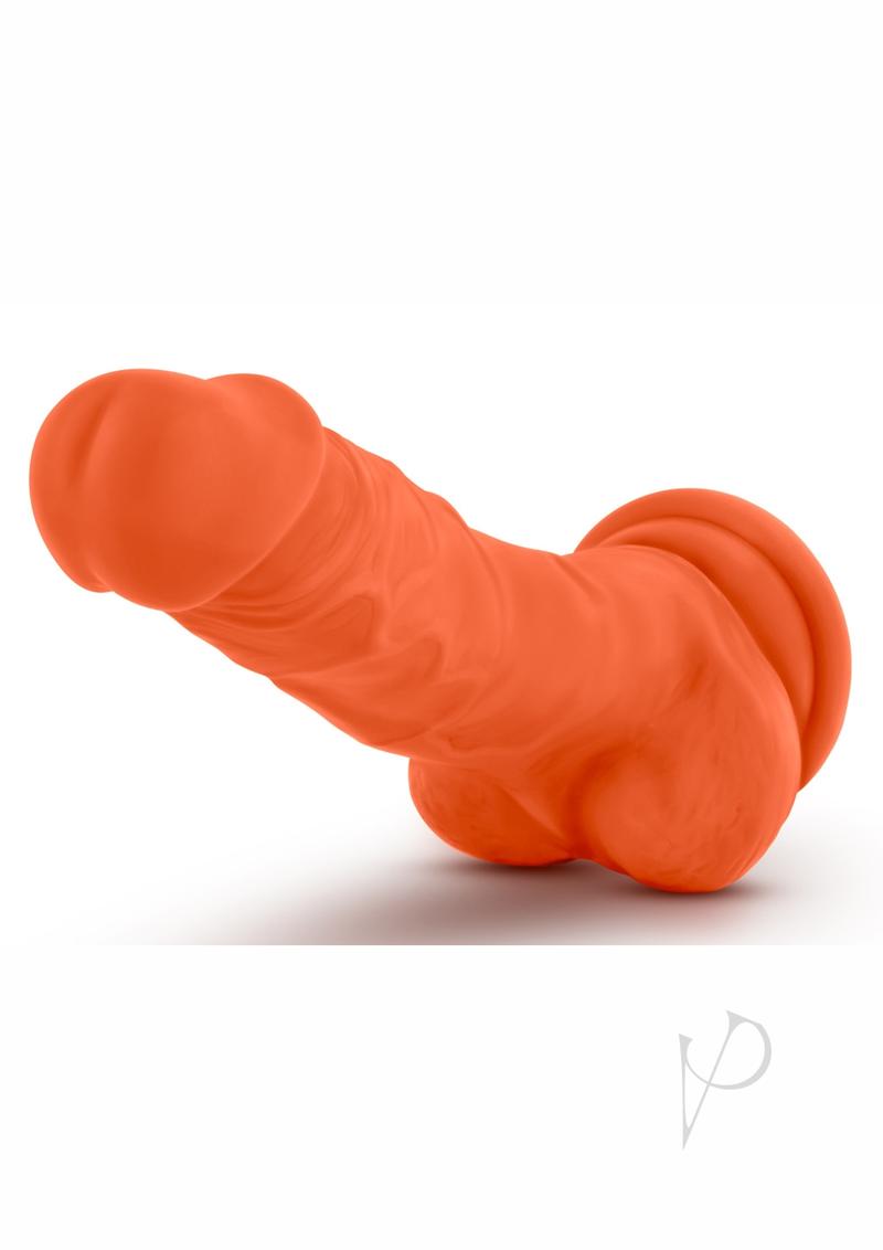 Neo Elite Dd Cock W/balls 7.5 Orange