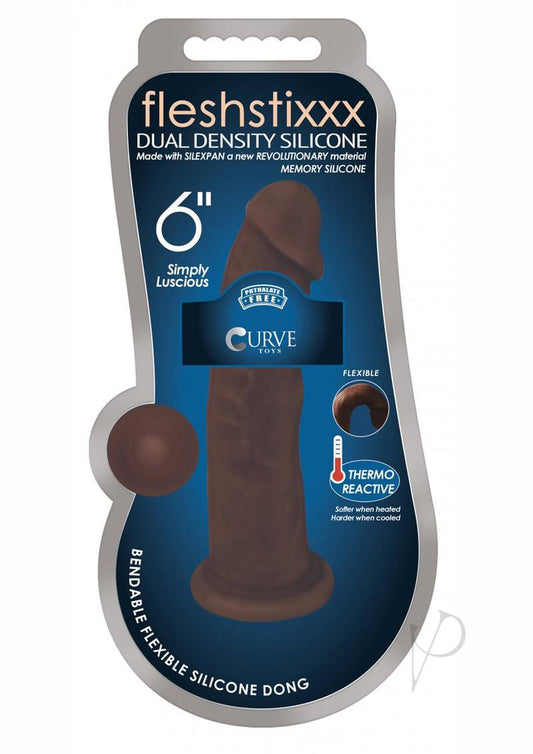 Fleshstixxx Silicone Dual Dense 6 Choco