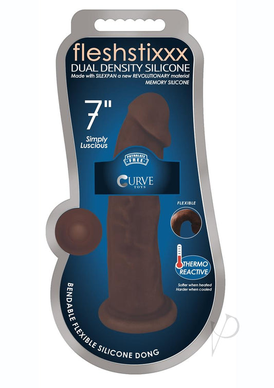 Fleshstixxx Silicone Dual Dense 7 Choco