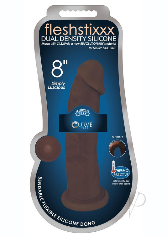 Fleshstixxx Silicone Dual Dense 9 Choco