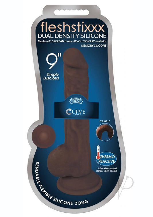 Fleshstixxx Dual Dense W/balls 9 Choco