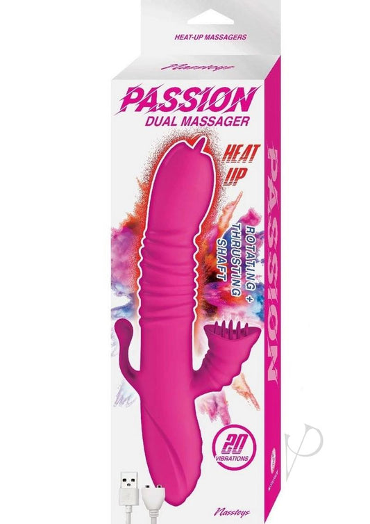 Passion Dual Massager Heat Up Pink