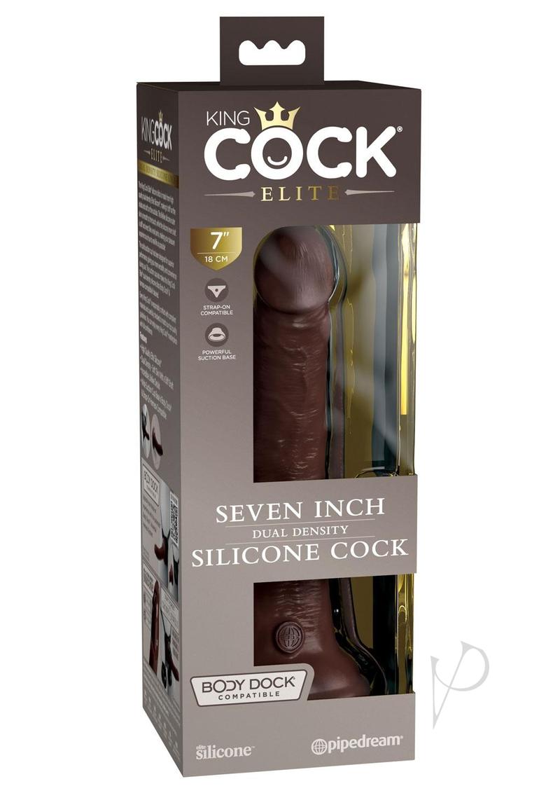 Kc Elite Dual Dense Cock 7 Brown