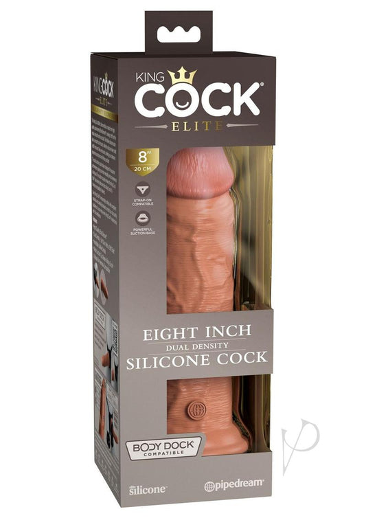 Kc Elite Dual Dense Cock 8 Tan