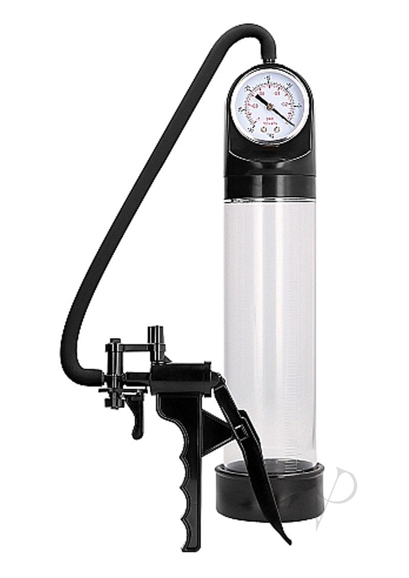 Pumped Elite Pump W/psi Gauge Transpar