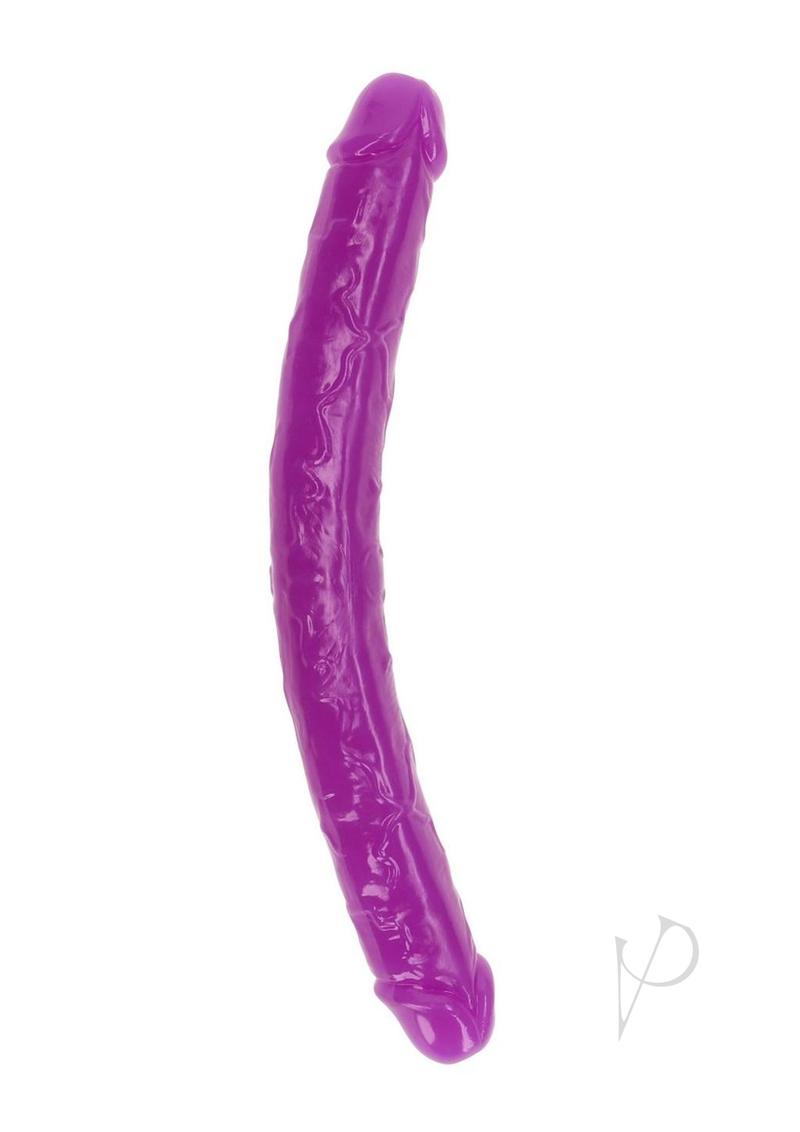 Realrock Dbl Dong Gitd 15 Purple