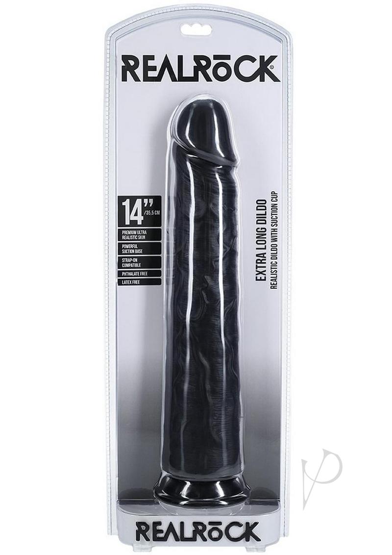 Realrock Xl Straight 14 Black