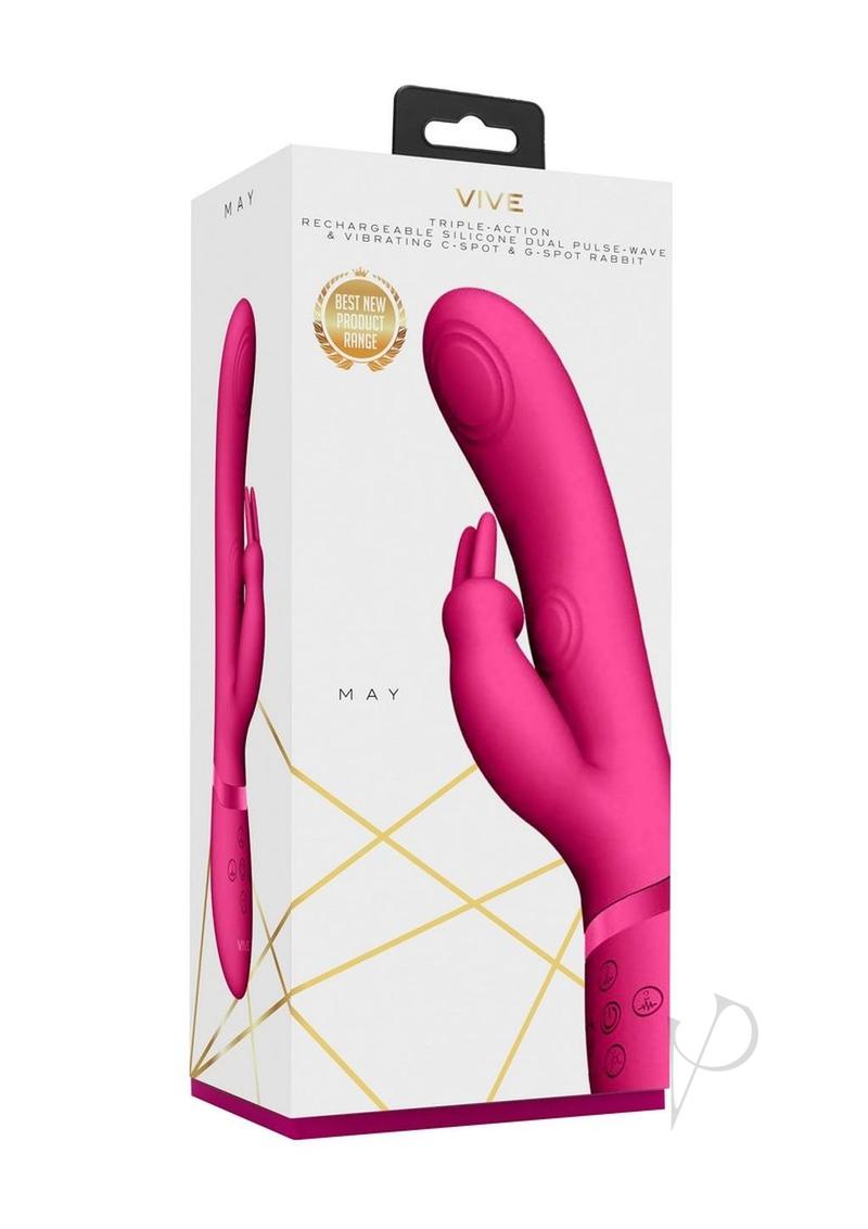 Vive May Dual Pulse Wave Rabbit Pink