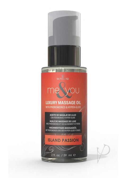 Me and You Massage Oil Island Passion 2oz