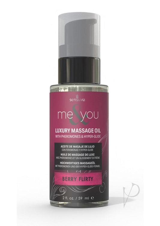 Me and You Massage Oil Berry Flirty 2oz