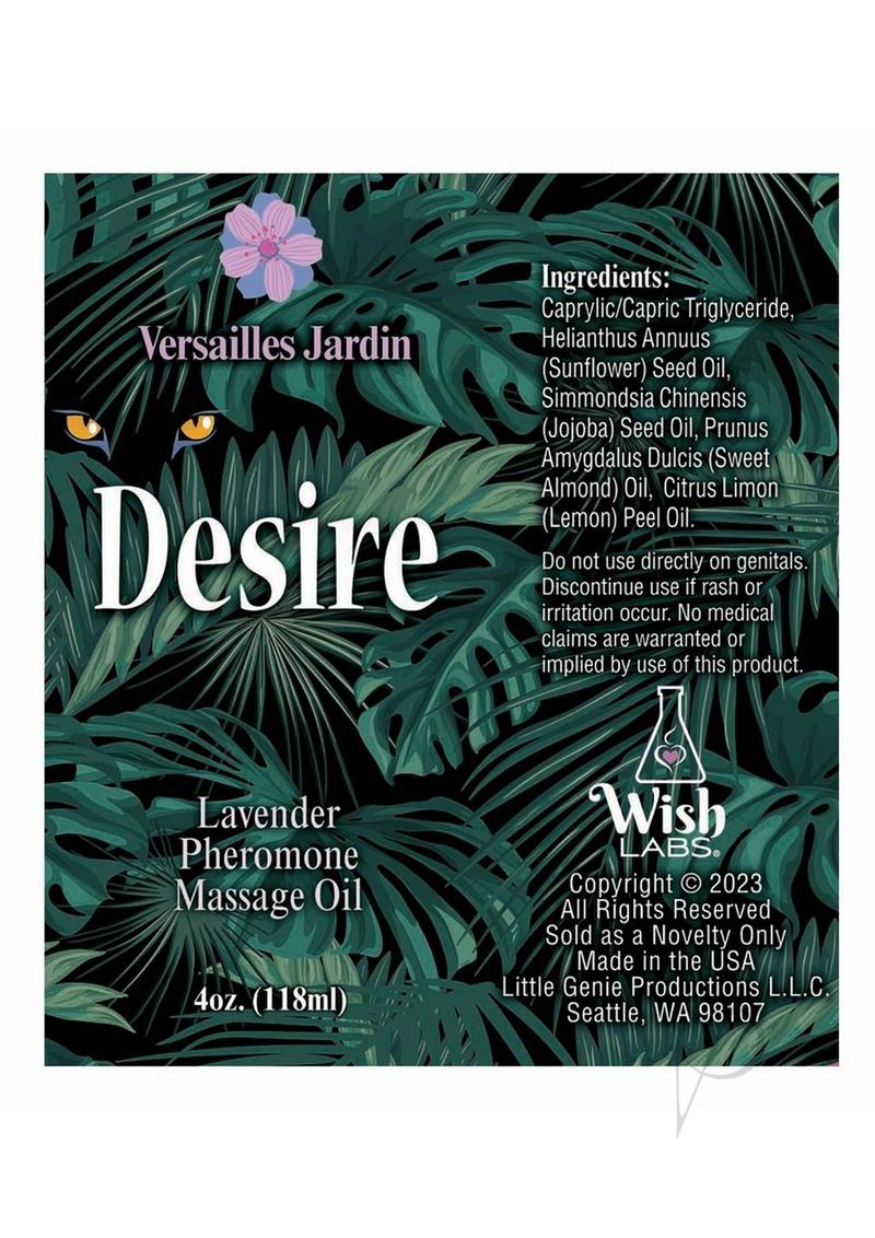 Desire Pheromone Oil Lavender 4oz