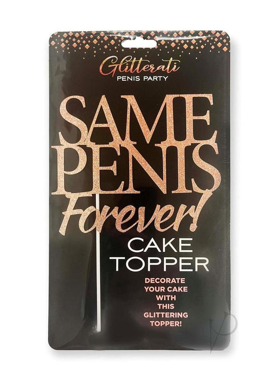 Glitterati Same Penis Cake Topper