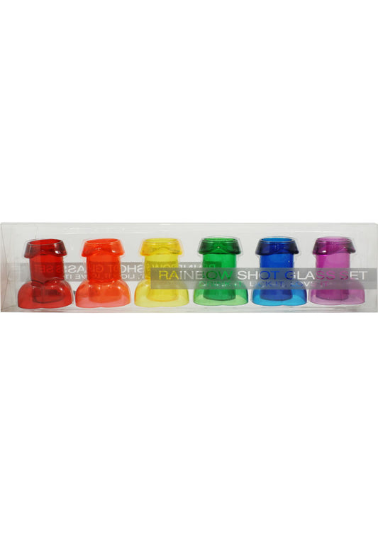 Rainbow Shot Glass Set