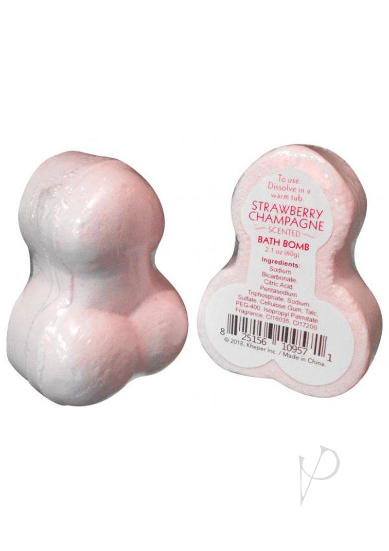 Naughty Bath Bomb Strawberry Champagne