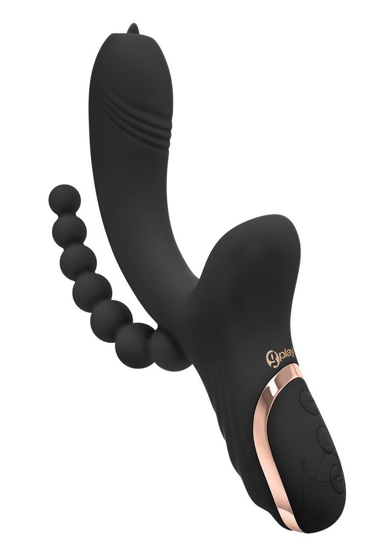 Bodywand G Play W/anal Beads Black