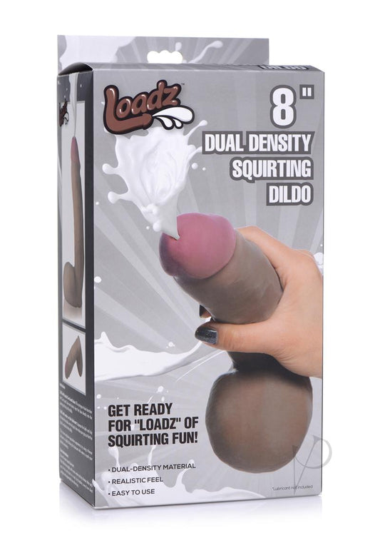 Loadz Dual Dense Squirt Dildo 8 Dark