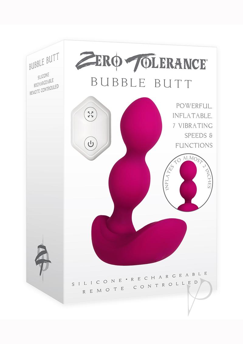 Zt Bubble Butt Anal Plug - Burgundy