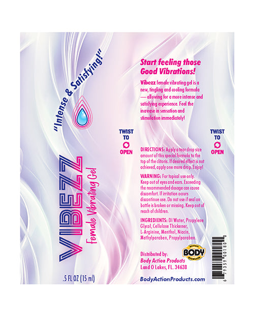 VIBEZZ Stimulating Gel - .5 oz Bottle