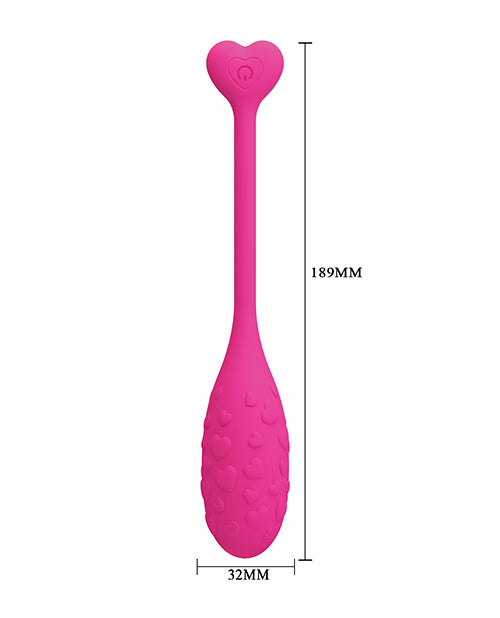 Pretty Love Fisherman Vibrating Egg - Hot Pink