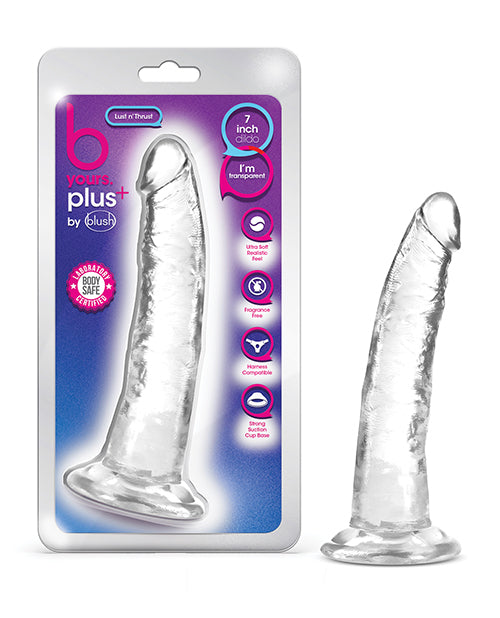 Blush B Yours Plus 7.5" Lust N' Thrust Dildo