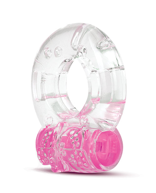 Blush Play with Me Arouser Vibrating C-Ring - Pink