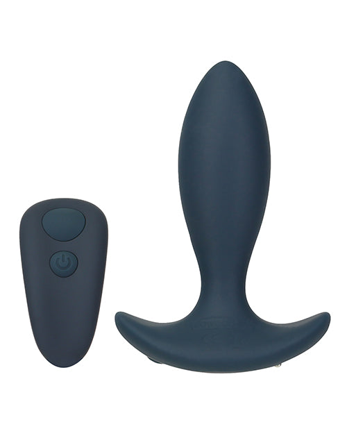 Lux Active Throb Anal Pulsating Massager W/remote - Dark Blue