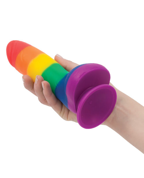 Addiction Justin 8" Dildo - Rainbow