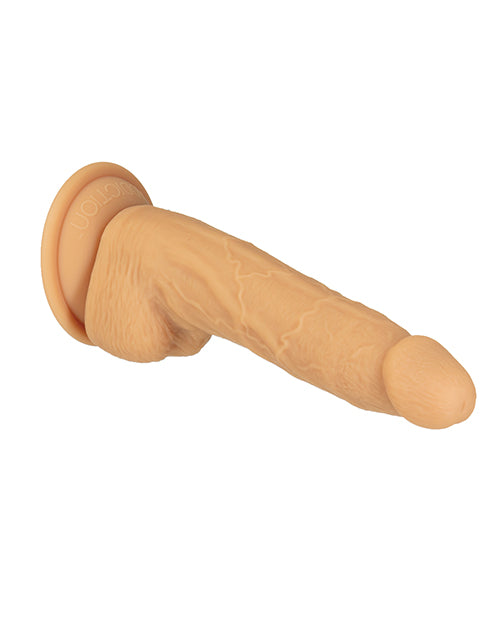 Naked Addiction 8" Dual Density Silicone Dildo - Caramel