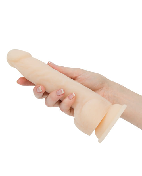 Naked Addiction 8" Rotating & Vibrating Dong - Flesh