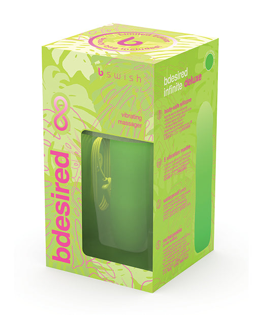 Bdesired Infinite Deluxe LE Paradise Vibrator - Green