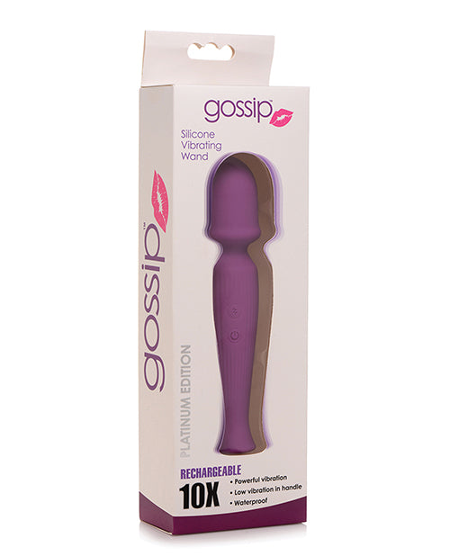 Curve Novelties Gossip Silicone Vibrating Wand 10x