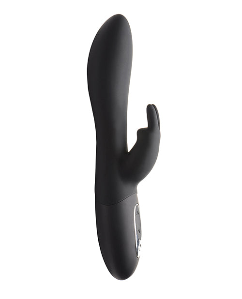 Curve Toys Power Bunnies Dizzy Rotating Vibrator w/Rotating Beads - Black