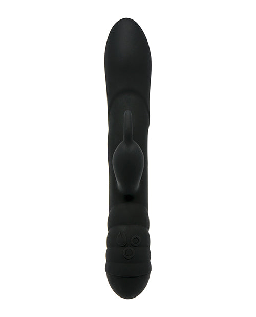 Adrien Lastic Twister Clitoral Sucker & Vibrating Rabbit - Black