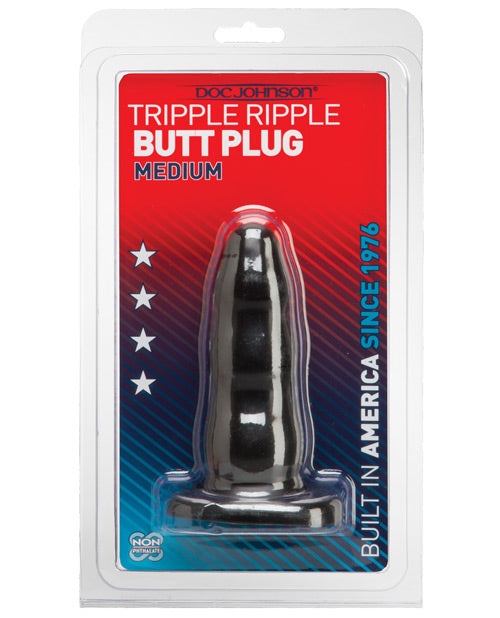 Triple Ripple Butt Plug