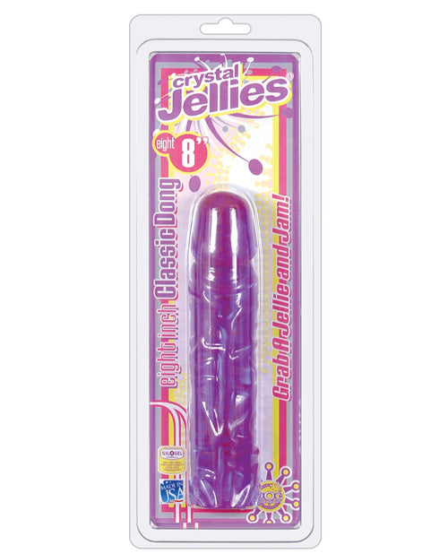 "Crystal Jellies 8"" Classic Dildo"