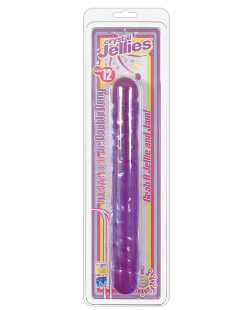 "Crystal Jellies 12"" Jr. Double Dong"