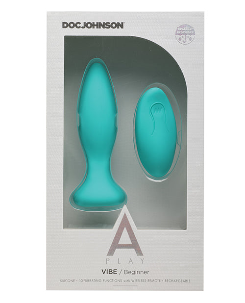 A Play Rechargeable Silicone Beginner Anal Plug W/remote