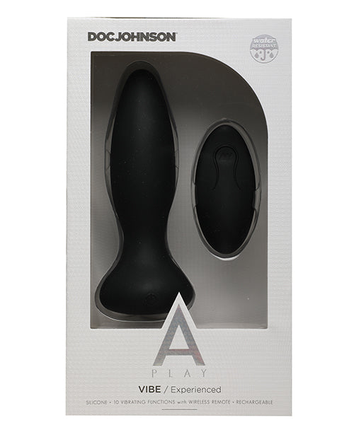 A Play Rechargeable Silicone Experienced Anal Plug W/remote